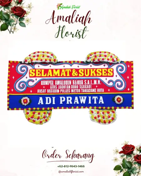 Papan Bunga Ucapan Selamat Cisereh